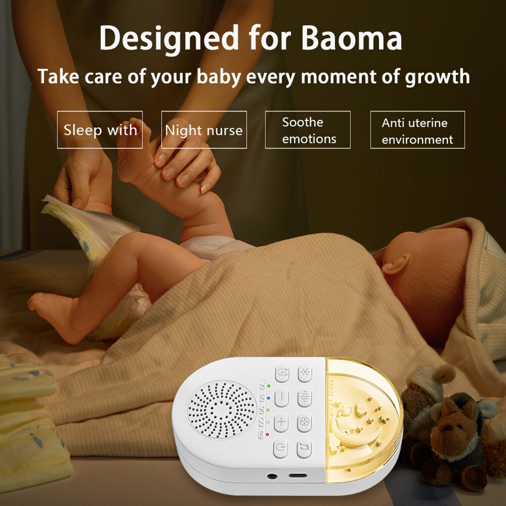 Baby White Noise Sound Machine 24 Soothing Sounds